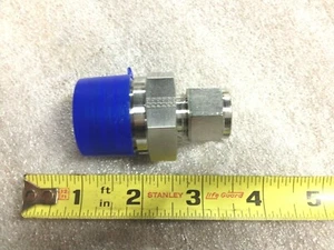 Quality Stainless Inc 8MSC16N 1" MPT x 1/2" Compression Straight P316 SS - Picture 1 of 5