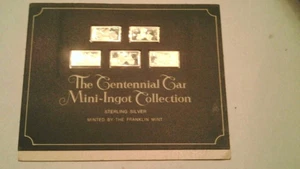 1975 FM THE CENTENNIAL CAR MINI-INGOT STERLING SILVER COLLECTION d - Picture 1 of 7