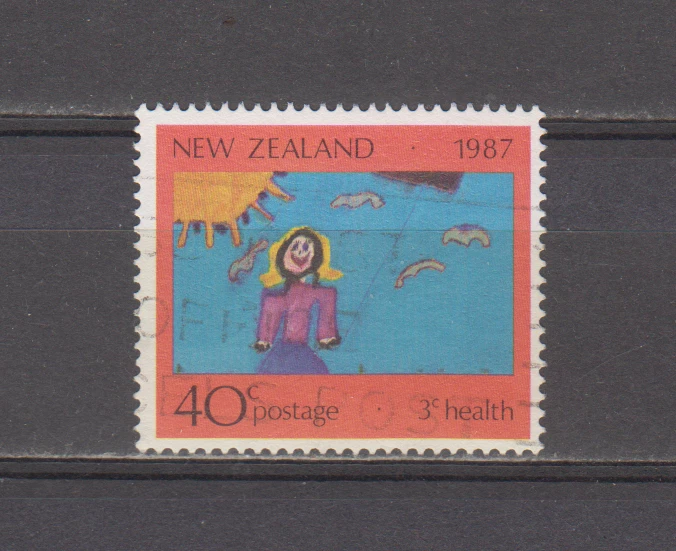 NEW ZEALAND :  1987 - USED  - SCOTT #  B127  SEMI-POSTAL - Image 1 of 1