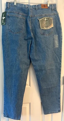 Jeans Hunt Club tiro alto lavado medio calce relajado azul denim, 18W Foto 1 de 4