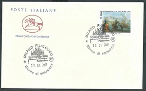 2007 ITALIA FDC CAVALLINO SAN FRANCESCO DI PAOLA NO TIMBRO ARRIVO - CG - Imagen 1 de 1