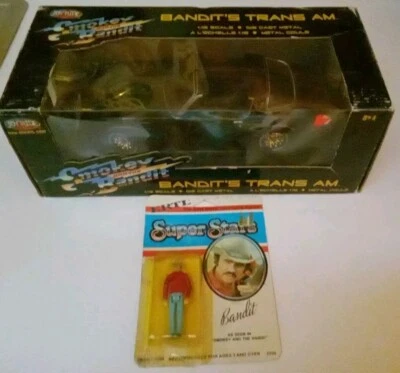 SMOKEY AND THE BANDIT TRANS AM 1/18 JOYRIDE ERTL NEW AND FIGURE 2004 - Image 1 of 4