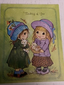 Blessed Helpers (1984) Help The Children “Thinking Of You” VTG Card Glendale, CA - Picture 1 of 4