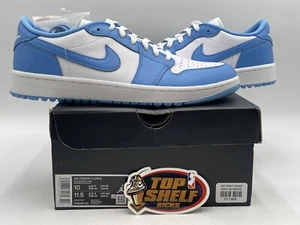 New Air Jordan 1 Retro Low Golf UNC 2022 Size 10 Authentic Rare Ds Carolina OG - Picture 1 of 9