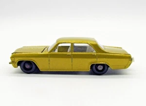 Vintage 1960s Matchbox Lesney #36 Opel Diplomat Gold Diecast Car Trailer Hitch - Picture 1 of 12