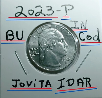 2023 P Jovita Idar Quarter Error in COD We Trust Brilliant BU Pic's Are Clear se - Image 1 of 4