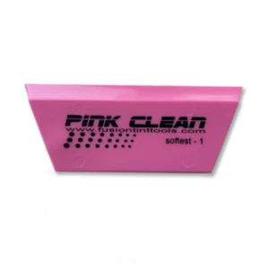 5" Pink Clean Fusion Window Tinting Squeegee Tool - Picture 1 of 7