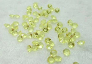 1000 Yellow Diamond Confetti 8mm Wedding Table Scatter - Picture 1 of 3