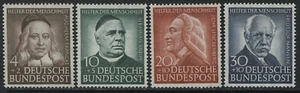 Germany Semi-Postals set of 4 to 30 + 10 pf unmounted mint NH - Picture 1 of 1