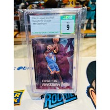 2002-03 UPPER DECK MVP #R1 KOBE BRYANT RISING TO THE OCCASION INSERT CSG 9