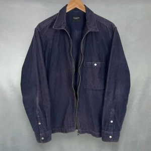 Selected Homme Full Zip Velluto a coste Camicia Giacca Shacket Uomo XL - Foto 1 di 7