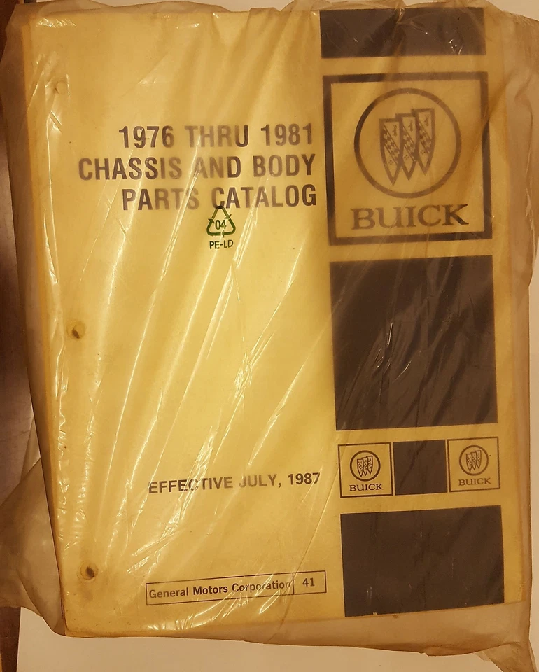 Originale Catalogo Ricambi / Parte Libro Buick 1976,1977,1978,1979,1980 & 1981 - Immagine 1 di 1
