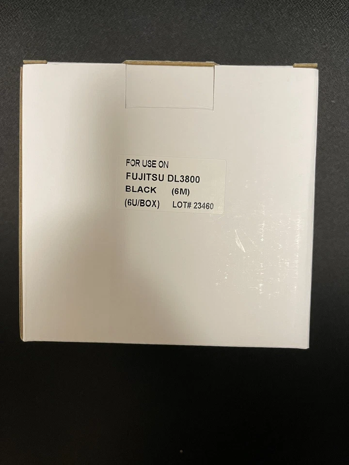 6pk Fujitsu DL3800 Printer Compatible Black Ribbons - Image 1 of 1