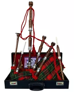 Vendo cornamusa palissandro Highland finitura naturale con tartan moderno burnett - Foto 1 di 5