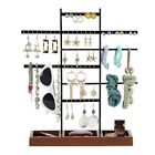 7-Layer  Earring Jewelry Stand Kit Solid Wood Base Rings Jewelry Stand W7I23601