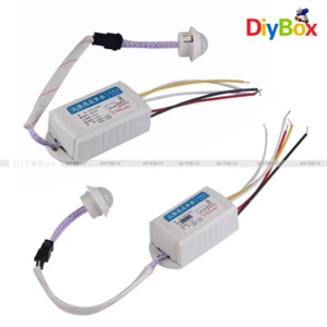IR Infrared Body Motion Sensor Automatic Auto Light Lamp Control Switch 110/220V - Picture 1 of 21