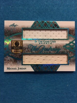 迈克尔·乔丹 比赛用 球衣 贴片卡 #d5/7 2019 LEAF ITG THE JOURNEY 公牛队 — 第 1/2 张图片