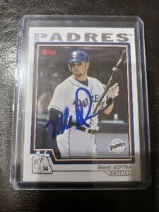 2003 Topps Autographed Card #3 Mark Kotsay San Diego Padres 