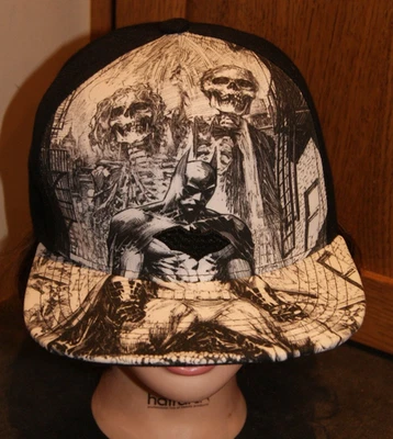 Бейсболка Batman D.C Comics эскиз вышитый логотип коллекционная кепка регулируемая - Изображение 1 из 4