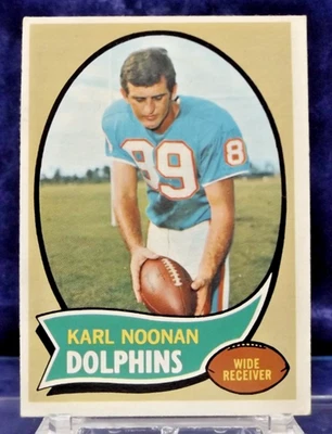 1970 Topps #223 - Karl Noonan - Miami Dolphins - Excellent - Image 1 of 2