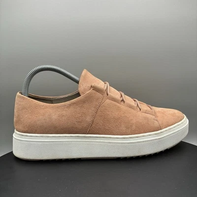 Tenis con plataforma Eileen Fisher Prescot para mujer 9,5 cuero nobuck crema caramelo Foto 1 de 4