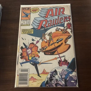 Air Raiders #1 Newsstand Variant (Marvel Comics November 1987) F - Picture 1 of 6