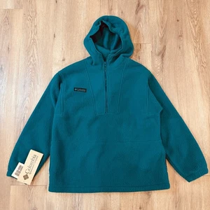 Vintage 90's Columbia Fleece Youth XL Mt Hood Adriatic Pullover Dead Stock - Bild 1 von 11