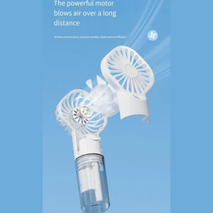 Portable Rechargeable Misting Fan Stay Cool with Spray for Outdoor Sports - Afbeelding 1 van 15