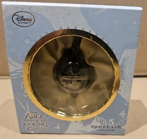 Collana Replica Disney Tim Burton Alice Attraverso Lo Specchio Cronosfera - Foto 1 di 9