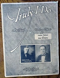 Truly I Do, Noten 1925 - Bild 1 von 4