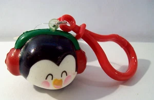 New Creatology Squishy Penguin Head Clip, Backpack Clip, Holiday Penguin - Picture 1 of 2