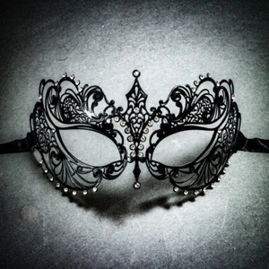 Sexy Black Princess Women Masks For Masquerade Prom Party Halloween Costume - Picture 1 of 4