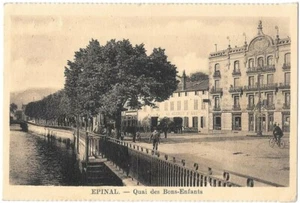 EPINAL 88 Quai des Bons-Enfants CPA sépia écrite à Mr Ravenel à Sauville en 1926 - Picture 1 of 2