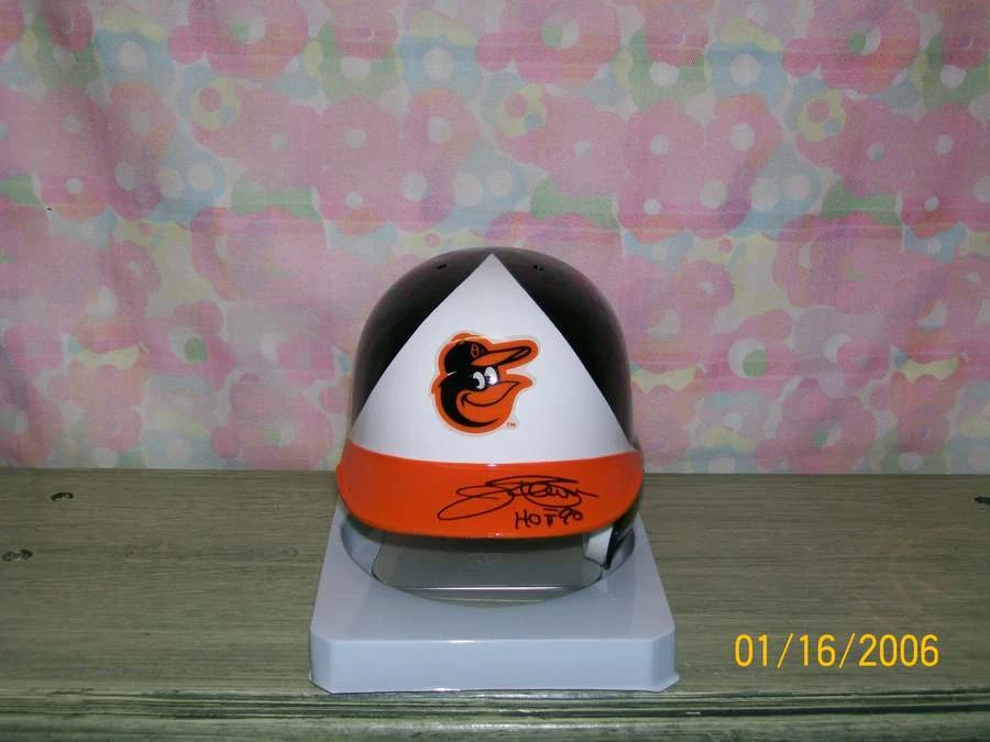 МИНИ-ШЛЕМ ВАТИНА С АВТОГРАФОМ ДЖИМА ПАЛМЕРА BALTIMORE ORIOLES NO22 HOF90 - Изображение 1 из 2