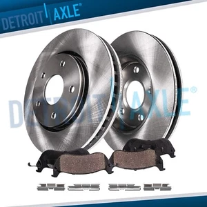 Front Brake Rotors + Ceramic Brake Pads for 2004 2005 Dodge RAM 1500 Durango - Picture 1 of 9