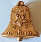 Vintage Order of the Eastern Star 50th Anniversary Lapel Pin