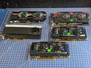 *Lot of 5* GTX Graphics Cards - 3x GTX 560 Ti 1GB + GTX 770 2GB + GTX 670 2GB - Picture 1 of 24