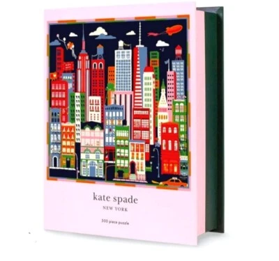 Nuevo en caja Kate Spade City That Never Sleeps 500 piezas rompecabezas para adultos, 22" X 22"  Foto 1 de 4