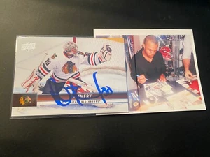 Ray Emery Chicago Blackhawks Autographed Signed 2012-13 Upper Deck Series 1 - Picture 1 of 1