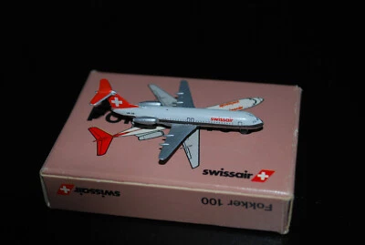 Schabak 1:600 Swissair Fokker 100 - Immagine 1 di 4