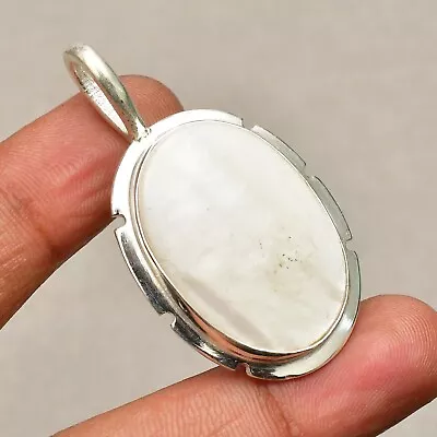 Ciondolo gioiello fatto a mano in argento sterling 925 con pietra preziosa ma... - Immagine 1 di 4