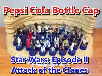 Figura Tapa Botella Pepsi Cola Star Wars Episodio 2 El Ataque de los Clon Lista = 52 Foto 1 de 2