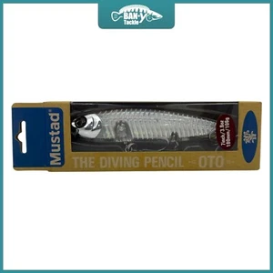 Mustad Oto Diving Pencil Super Shiny Silver Fishing Lure Bait 106grams 18cm - Picture 1 of 6