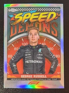 GEORGE RUSSELL 2023 Topps Chrome F1 Formula 1 SPEED DEMONS MERCEDES-AMG PETRONAS - Picture 1 of 2