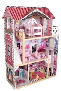 Puppenhaus aus Holz Barbie Größe - Bild 1 von 5