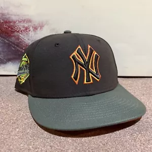 New York Yankees Lids LEFTOVERS New Era Brown/Green/Yellow/Orange Hat Cap 7 1/4 - Picture 1 of 7