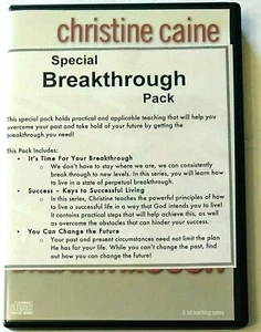 Christine Caine Special Breakthrough Pack. 3 CD Audio Teaching Series. - Picture 1 of 9