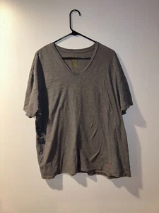 Polo Ralph Lauren T-Shirt - grau - Herren - Größe 2XL - V-Ausschnitt - kurzärmelig - Bild 1 von 4