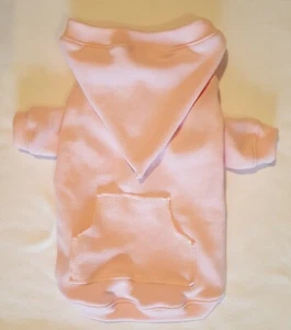 Pink Knit Hoodie Sweatshirt Long Sleeve Dog Puppy Pet Clothes XXXS - Large - Bild 1 von 2