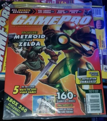 Vintage GAMEPRO Magazine 209 METROID ZELDA RARE OOP SEALED NES SNES NINTENDO🔥✔ - Image 1 of 4